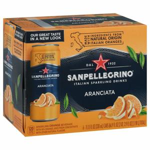 San Pellegrino Sparkling Drinks, Orange, Italian