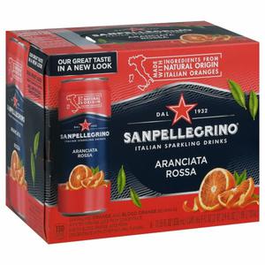 San Pellegrino Sparkling Drinks, Italian, Aranciata Rossa