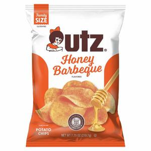 Utz Potato Chips, Honey Barbeque, Family Size