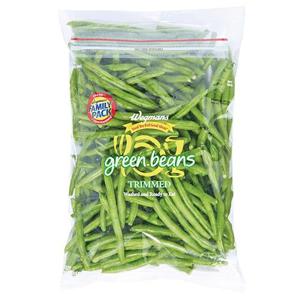 Wegmans Trimmed Green Beans, FAMILY PACK