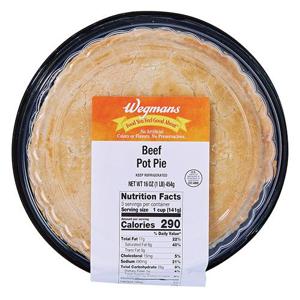 Wegmans Beef Pot Pie