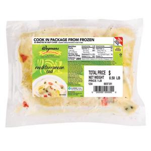 Wegmans Mediterranean Cod, Oven Safe