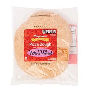 Wegmans Pizza Dough made predominately with Whole Wheat