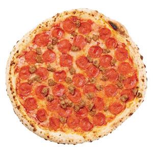 Wegmans Packaged Fully Cooked Authentic Italian Large Pepperoni and Sausage Pizza