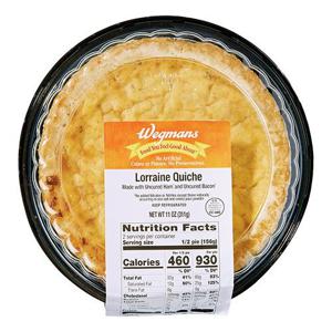 Wegmans Lorraine Quiche