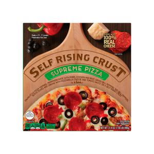 Lidl frozen self rising crust supreme pizza