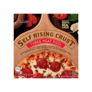 Lidl frozen self rising crust three meat pizza