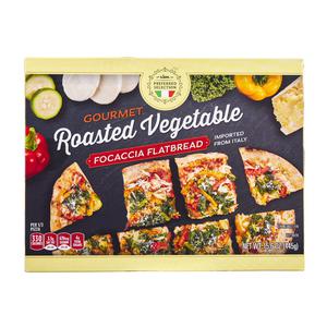 Lidl Preferred Selection frozen focaccia flatbread, roasted vegetable