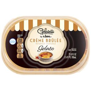 Gelatelli gelato, creme brulee