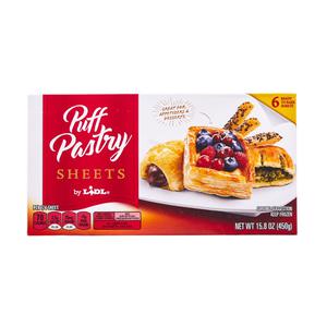 Lidl frozen puff pastry sheet