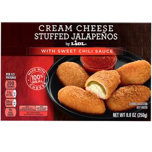 Lidl frozen cream cheese stuffed jalapeno