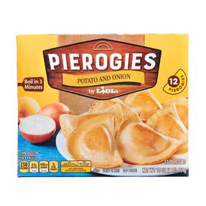 Lidl frozen pierogies potato and onion