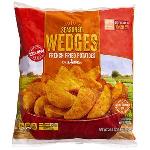 Lidl frozen seasoned wedges French fried potatoes