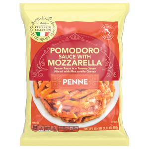 Lidl Preferred Selection frozen penne pomodoro sauce with mozzarella