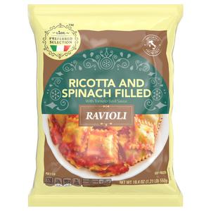 Lidl Preferred Selection frozen ricotta and spinach filled ravioli