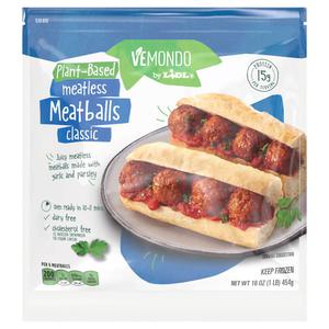 Vemondo frozen classic vegan meatballs