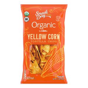 Snack Day organic yellow corn tortilla chips