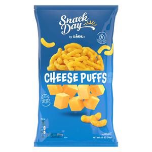 Snack Day cheese puffs