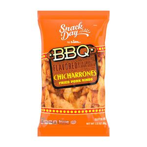 Snack Day fried pork rinds BBQ