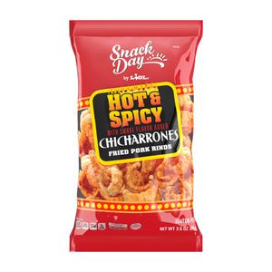 Snack Day fried pork rinds hot & spicy