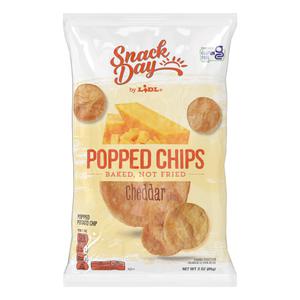 Snack Day popped chips cheddar