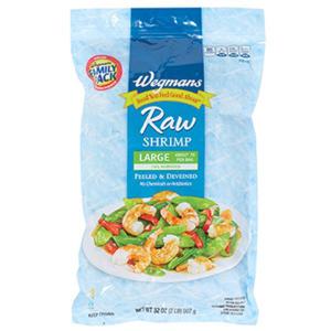 Wegmans Large Raw Shrimp, 31-40 Count, FAMILY PACK