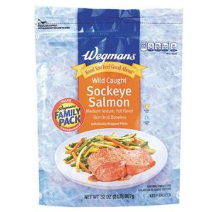 Wegmans Wild Caught Sockeye Salmon Fillets, FAMILY PACK