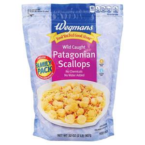 Wegmans Wild Caught Patagonian Scallops, FAMILY PACK