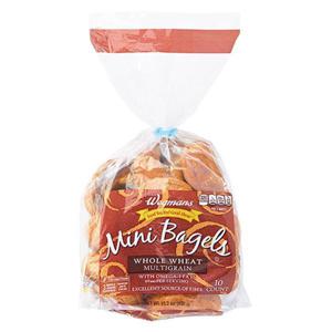 Wegmans Mini Bagels, Whole Wheat Multigrain