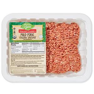 Wegmans Italian Classics Organic Mild Pork Italian Sausage