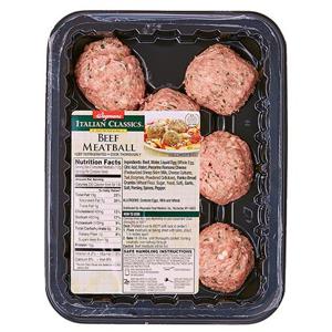 Wegmans Italian Classics Ready To Cook Beef Meatballs