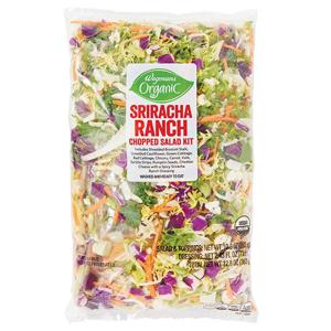 Wegmans Organic Chopped Salad Kit, Sriracha Ranch