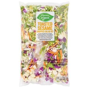 Wegmans Organic Chopped Salad Kit, Toasted Sesame