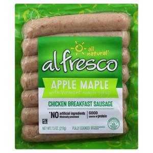 AL FRESCO Chicken Breakfast Sausage, Apple Maple