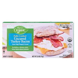 Wegmans Organic Fully Cooked Uncured Turkey Bacon