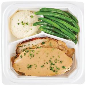 Wegmans ABF Roasted Turkey with Homestyle Gravy, Signature Whipped Potatoes & Seasoned Green Beans