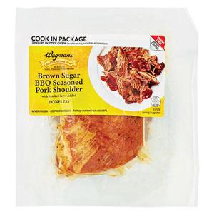 Wegmans Small Brown Sugar BBQ Seasoned Boneless Pork Shoulder