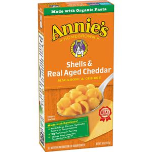 Annie's Macaroni & Cheese Shells & Real Aged Cheddar