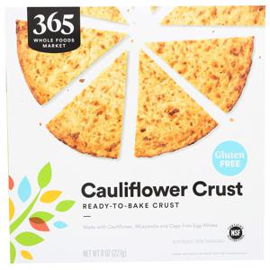 365 by Whole Foods Market Frozen Ready-To-Bake Crust Cauliflower