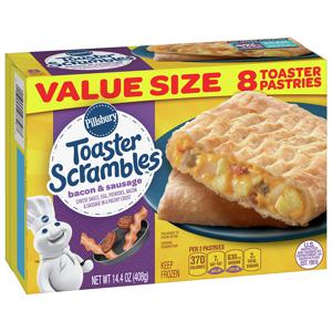 Pillsbury Toaster Scrambles Bacon & Sausage