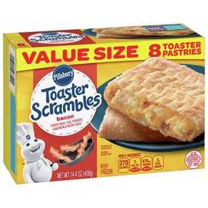 Pillsbury Toaster Scrambles Bacon