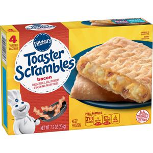 Pillsbury Toaster Scrambles Bacon