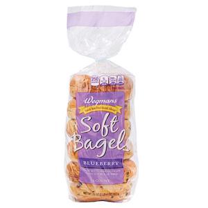 Wegmans Soft Bagels, Blueberry