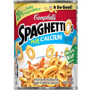 Campbell's SpaghettiOs Canned Pasta Original Plus Calcium