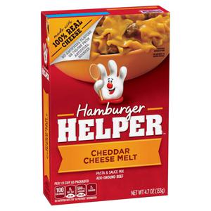 Hamburger Helper Cheddar Cheese Melt