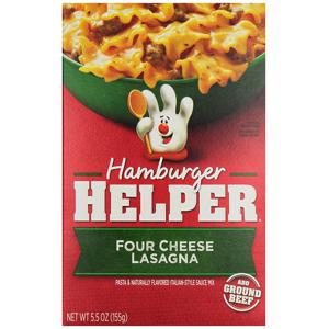 Hamburger Helper Four Cheese Lasagna