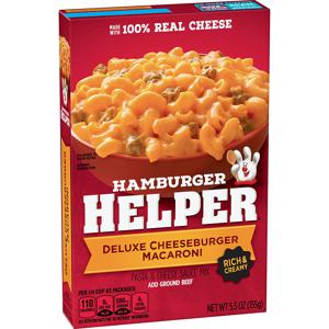 Hamburger Helper Deluxe Cheeseburger Macaroni