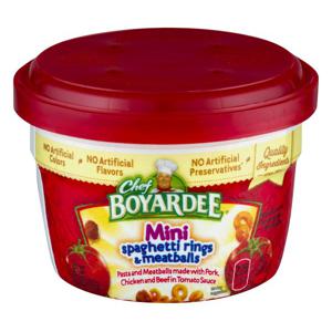 Chef Boyardee Spaghetti Rings & Meatballs Mini in Tomato Sauce