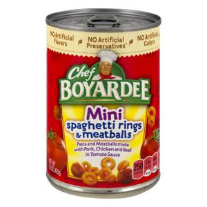 Chef Boyardee Spaghetti Rings & Meatballs Mini in Tomato Sauce