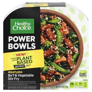 Healthy Choice Power Bowls Plant Based Meatless Be'f & Vegetable Stir Fry